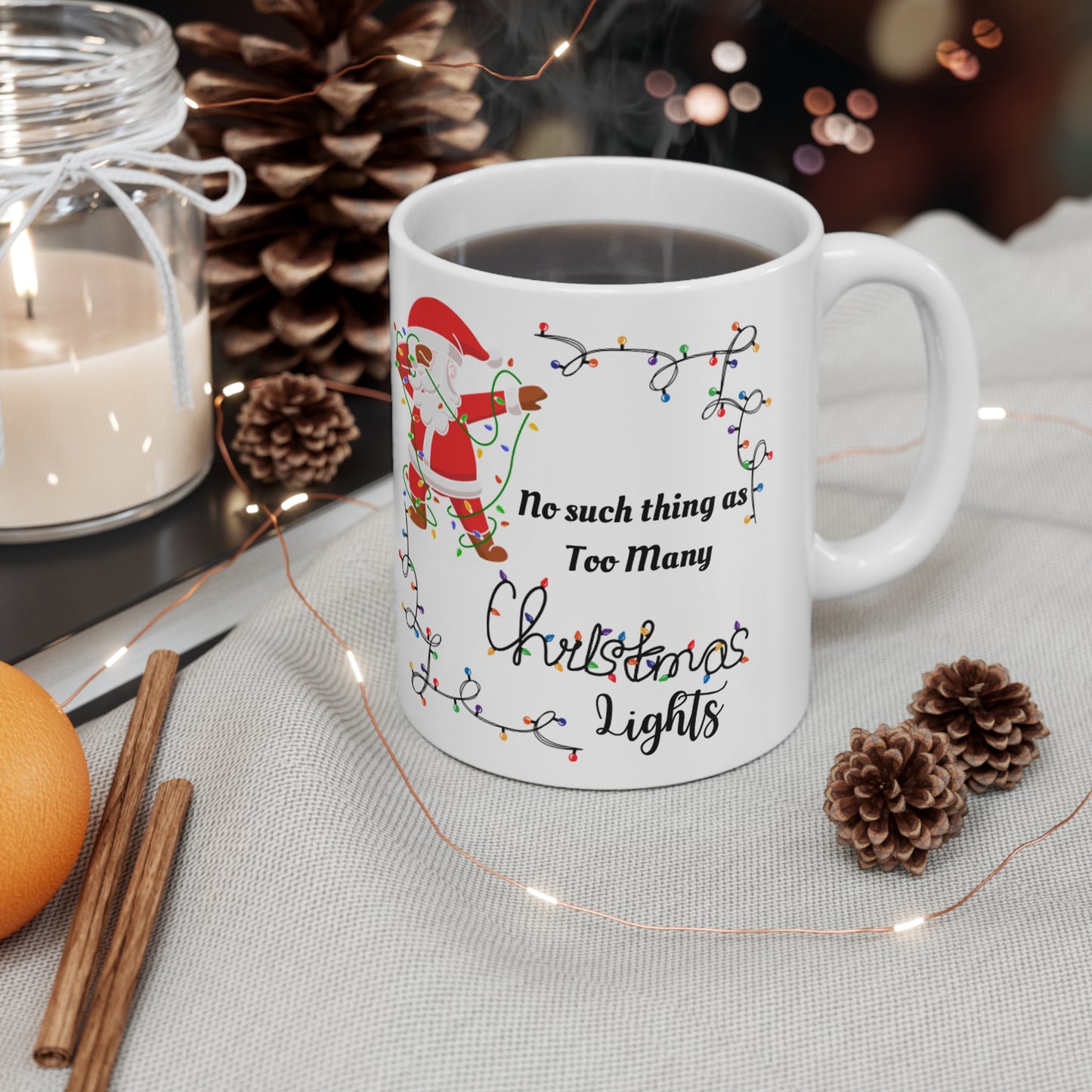 Christmas Lights Mug 11oz