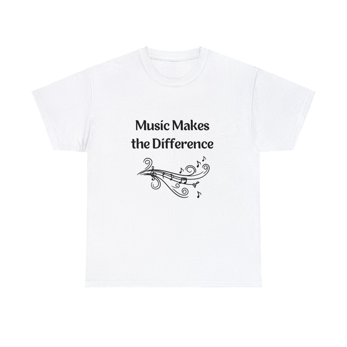 Music Makes the Difference - Unisex Heavy Cotton Tee