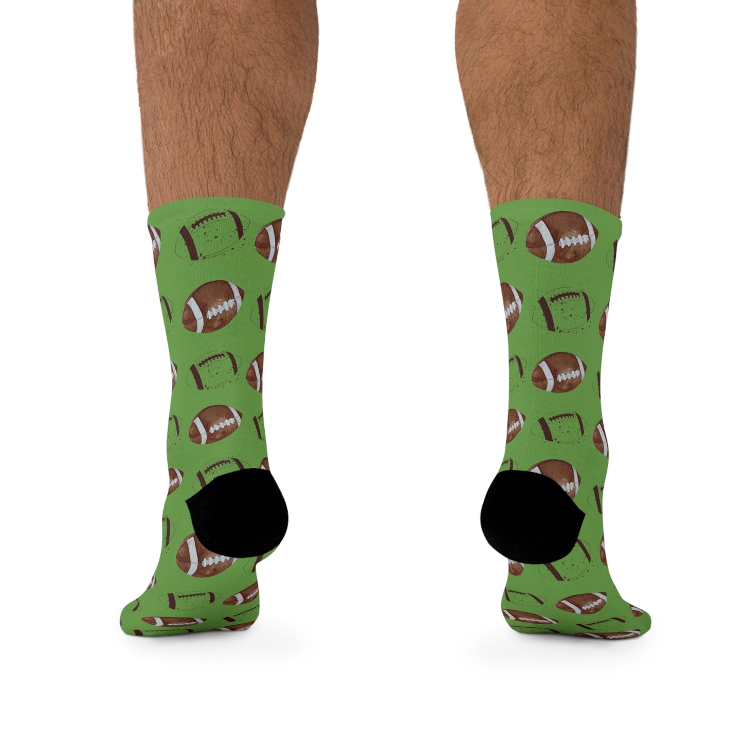 Game Time Football Socks (Green)