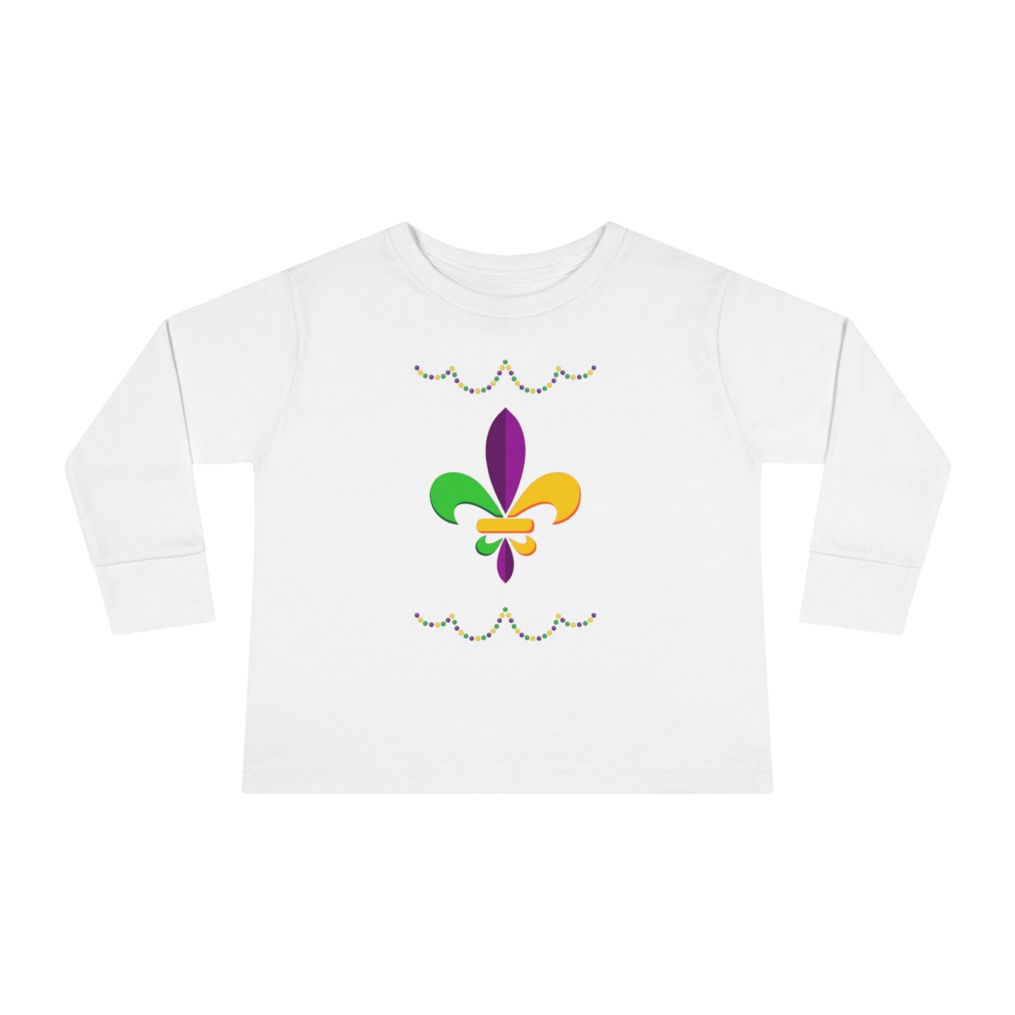 Mardi Gras Ready - Toddler Long Sleeve Tee