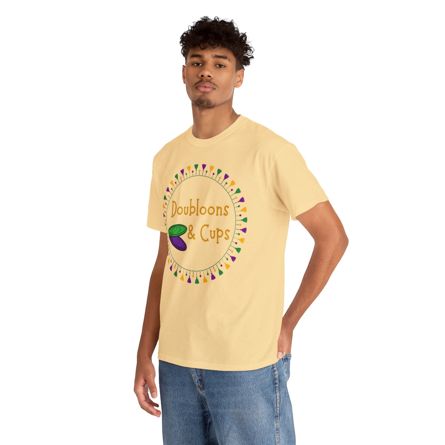 Doubloons and Cups Mardi Gras - Cotton Tee