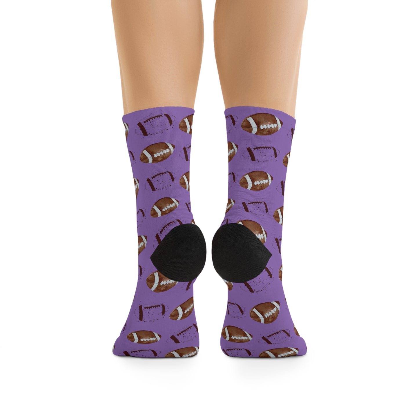 Game Day Football Socks (purple)