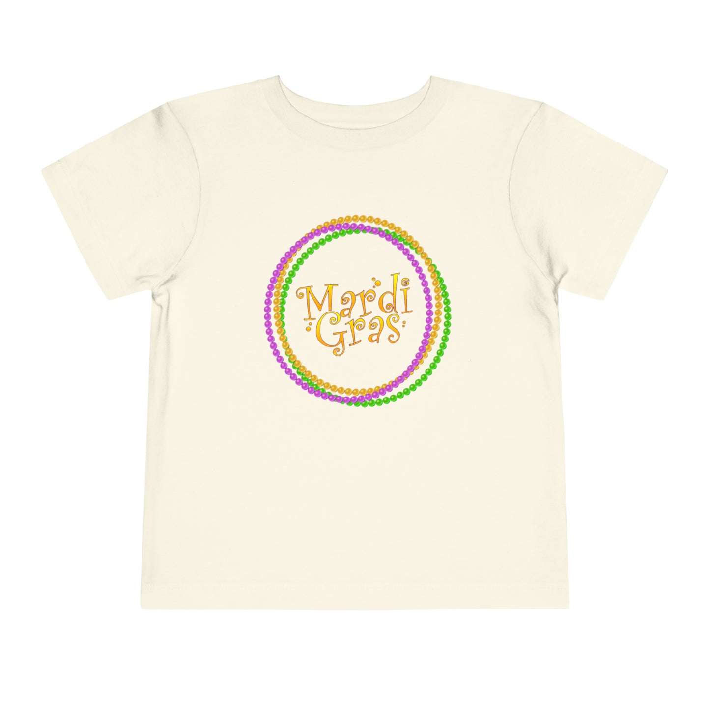 Happy Mardi Gras - Toddler Short Sleeve Tee