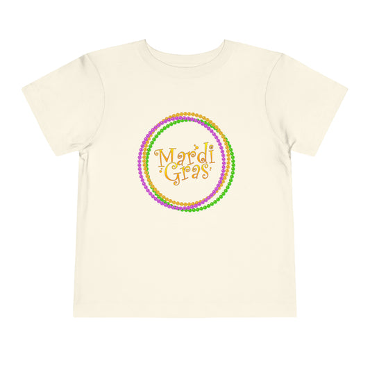 Happy Mardi Gras - Toddler Short Sleeve Tee