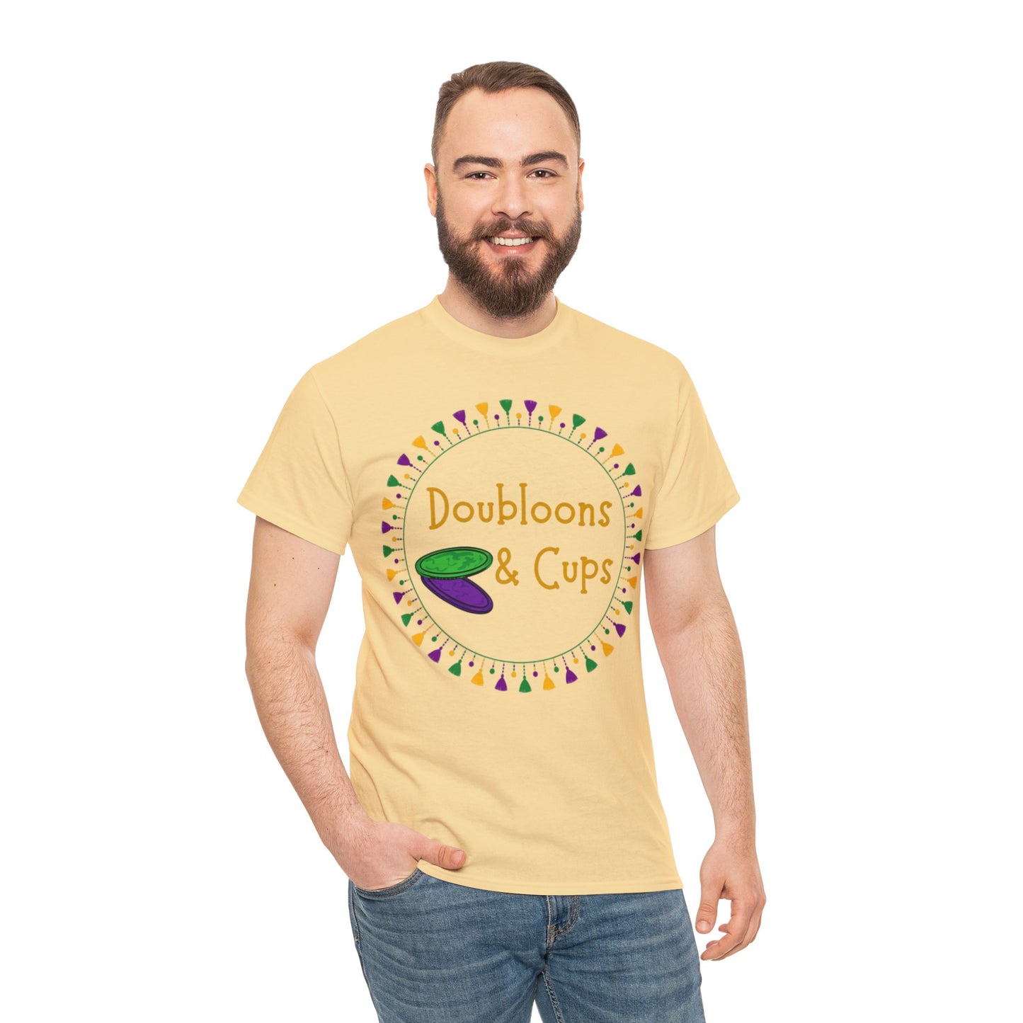 Doubloons and Cups Mardi Gras - Cotton Tee