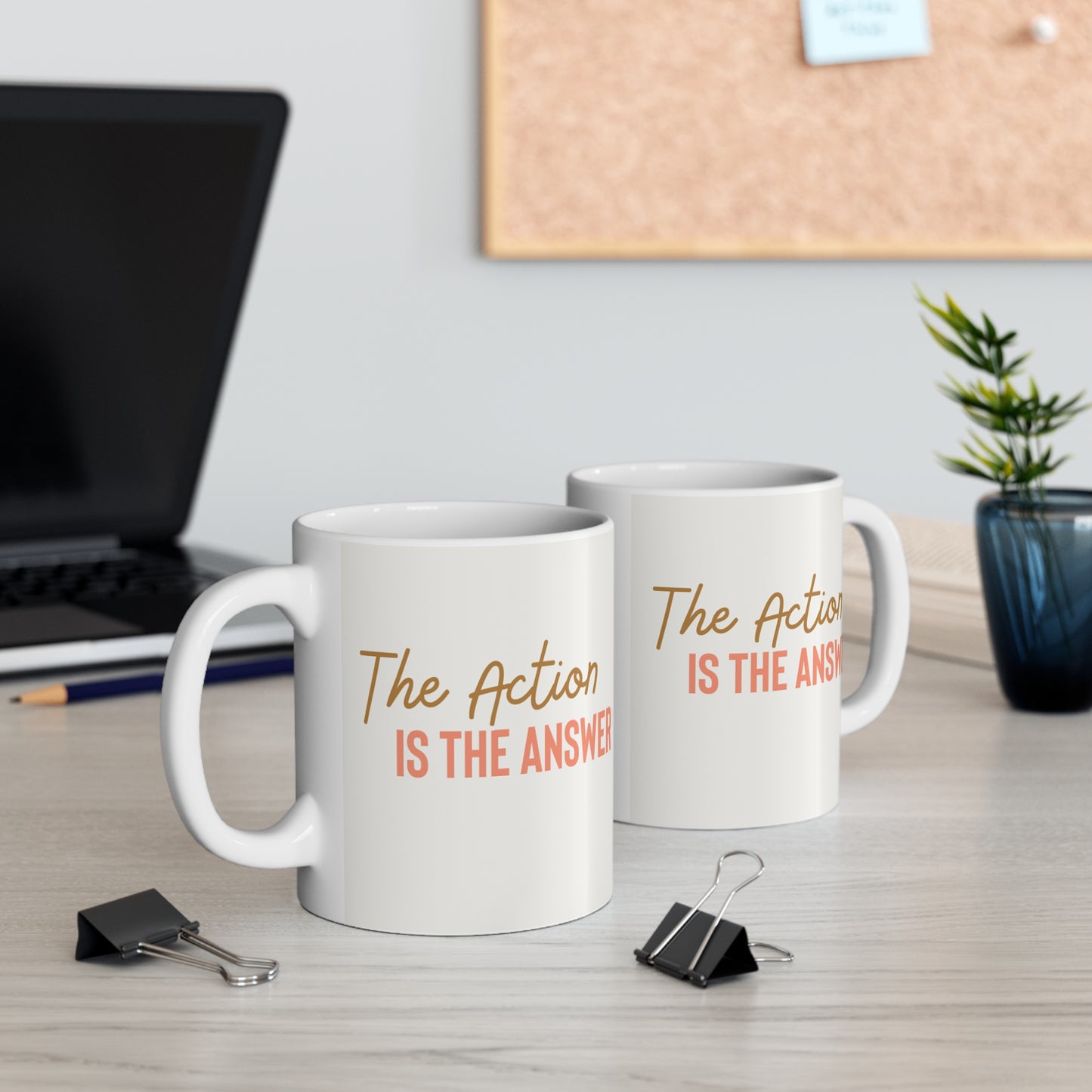 Action is the Answer - Mug 11oz