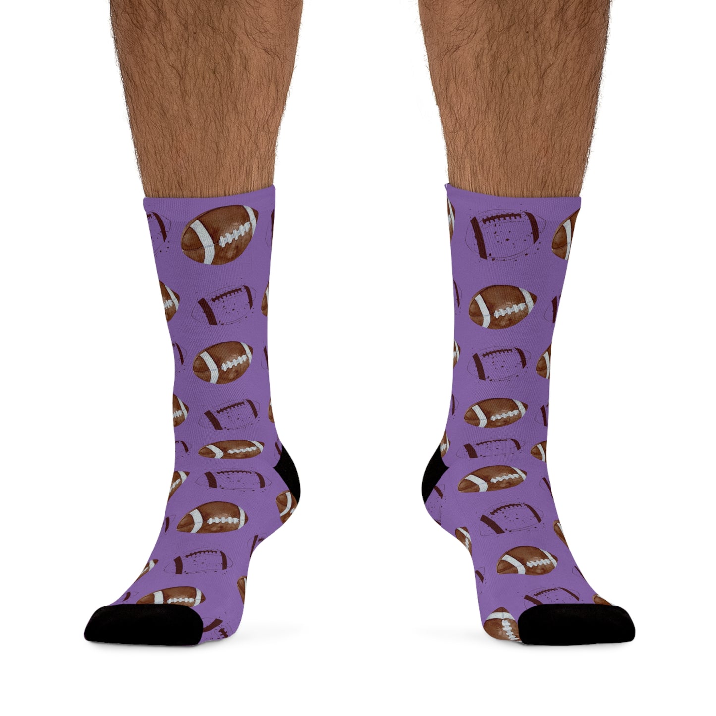 Game Day Football Socks (purple)