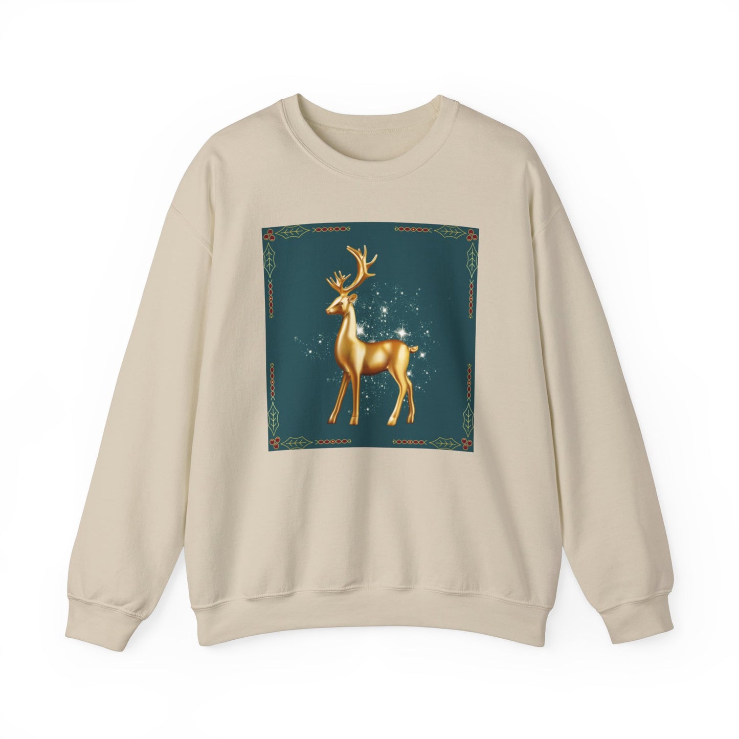 Holiday Reindeer - Unisex Heavy Blend™ Crewneck Sweatshirt