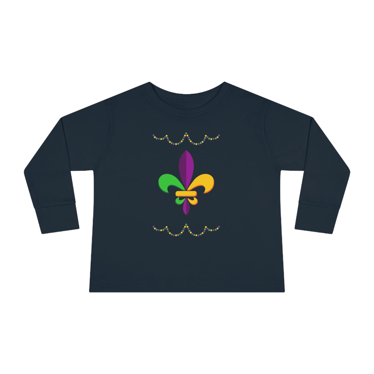 Mardi Gras Ready - Toddler Long Sleeve Tee