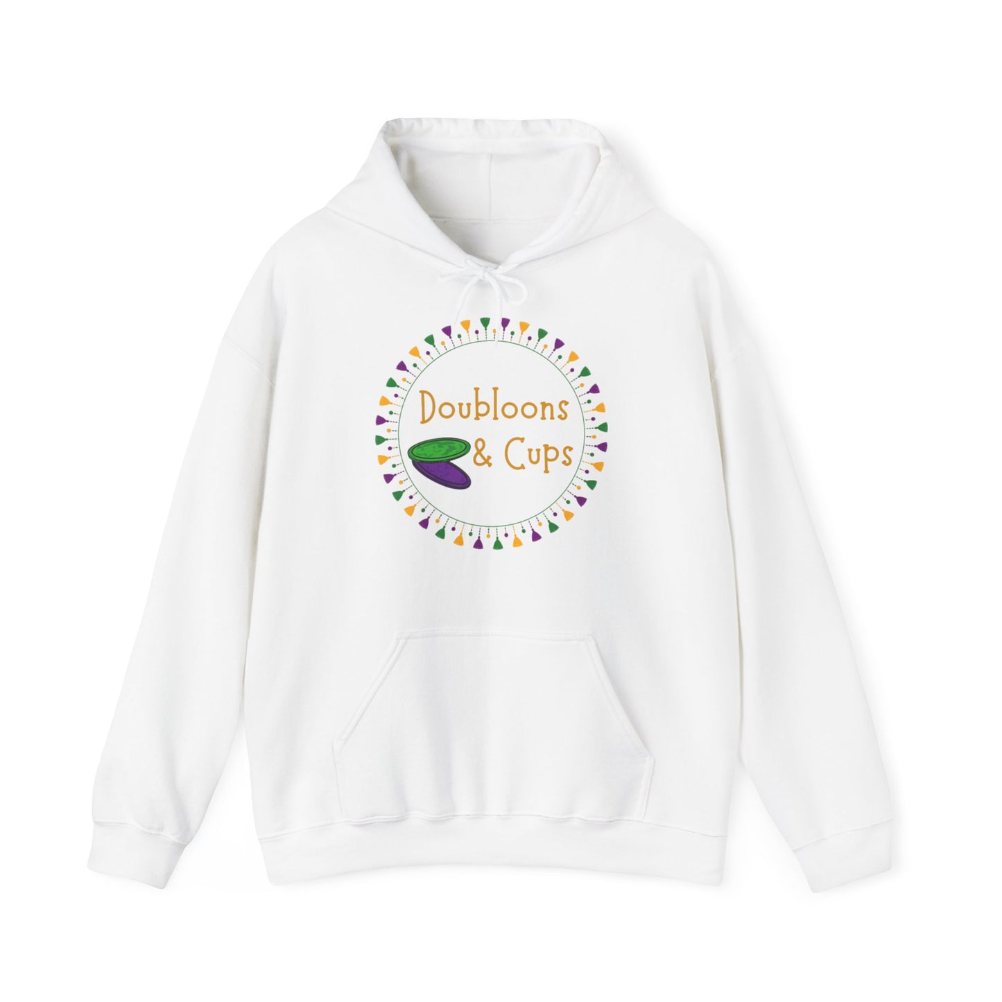 Doubloons and Cups Mardi Gras - Hooded Sweatshirt