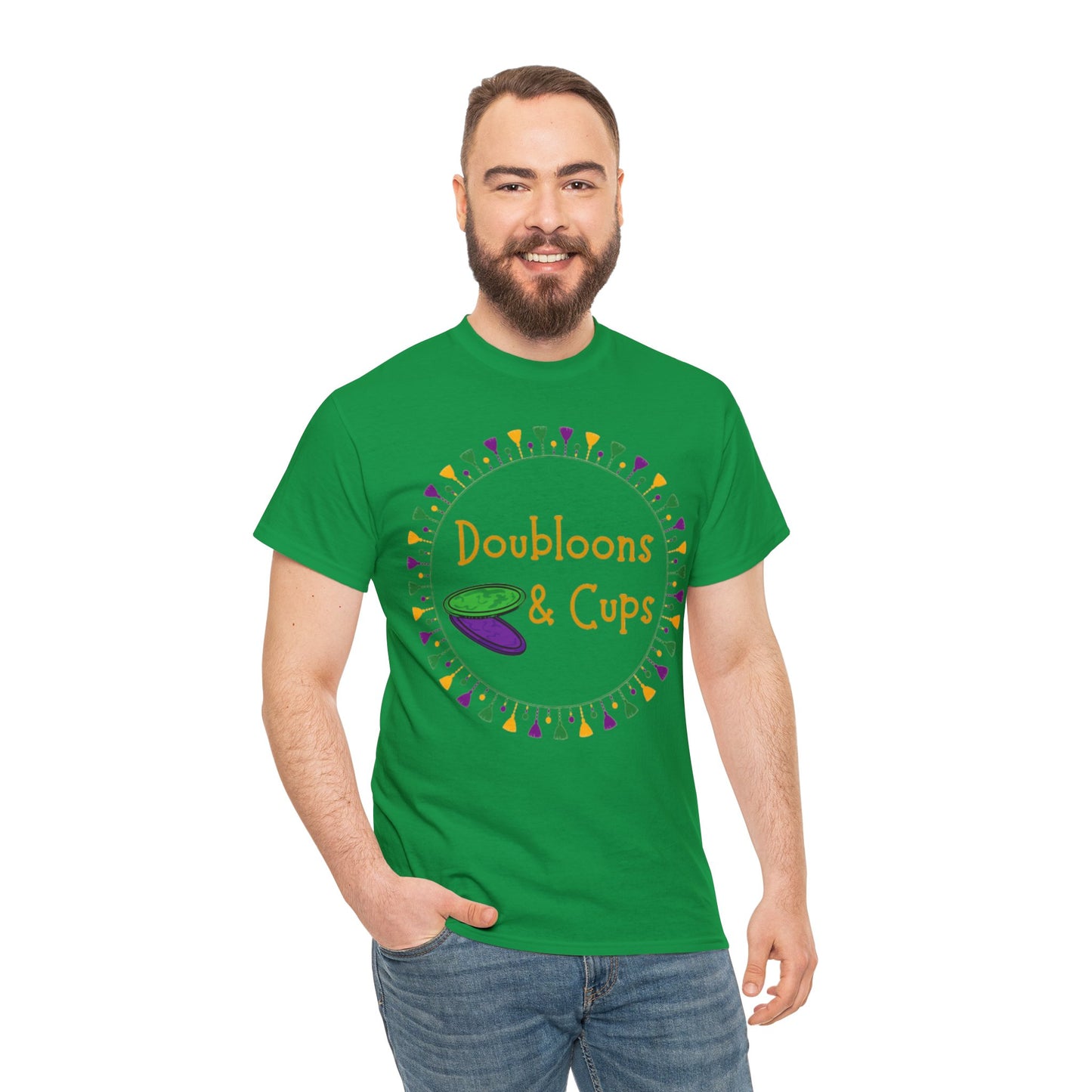 Doubloons and Cups Mardi Gras - Cotton Tee