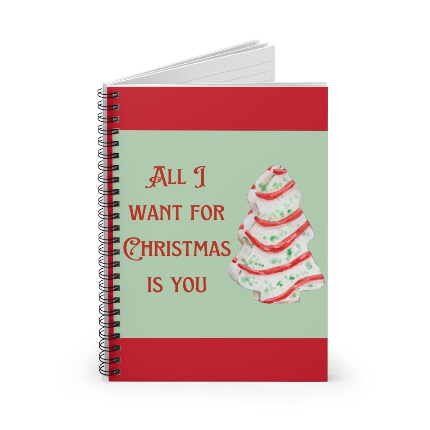 Sweet Christmas Notebook - Ruled Line