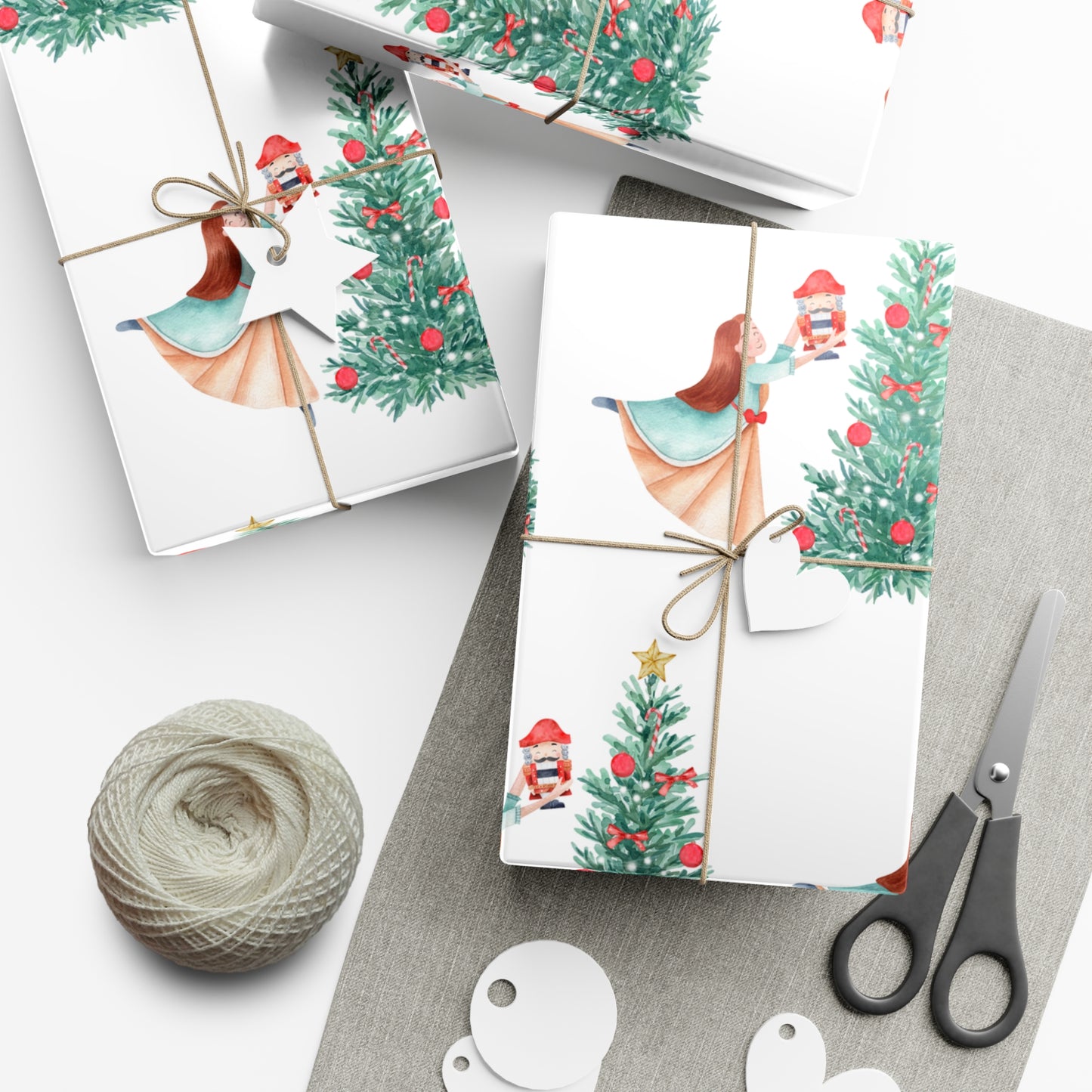 Nutcracker Christmas Gift Wrapping Papers