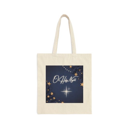 O Holy Night - Cotton Canvas Tote Bag