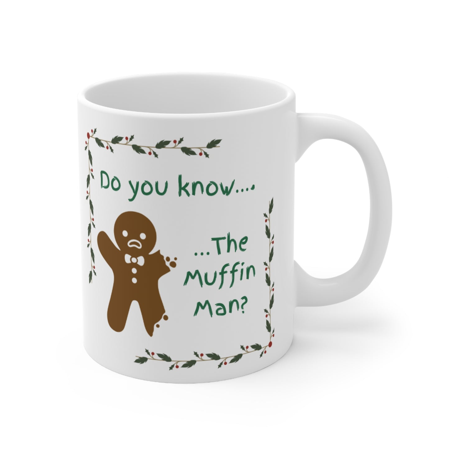 Gingerbread Christmas Mug 11oz