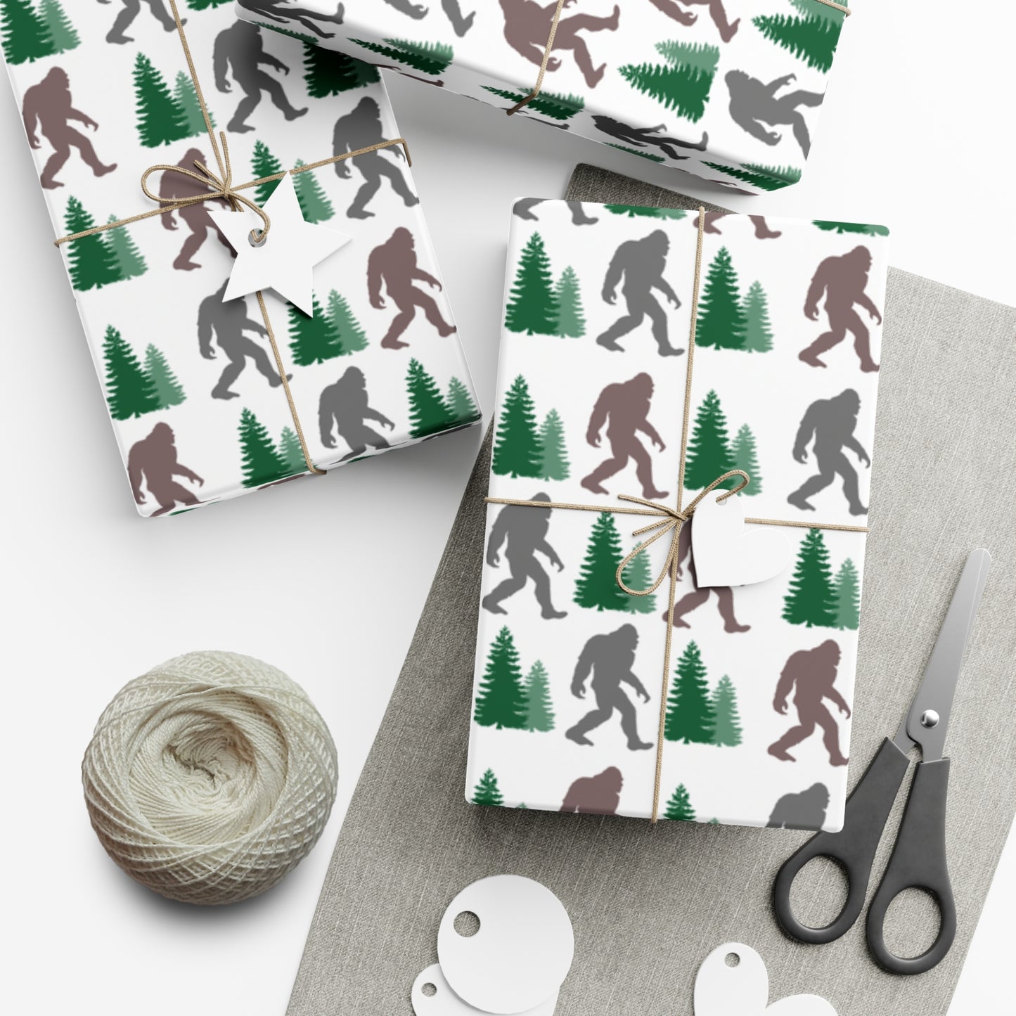 Bigfoot Gift Wrap Paper