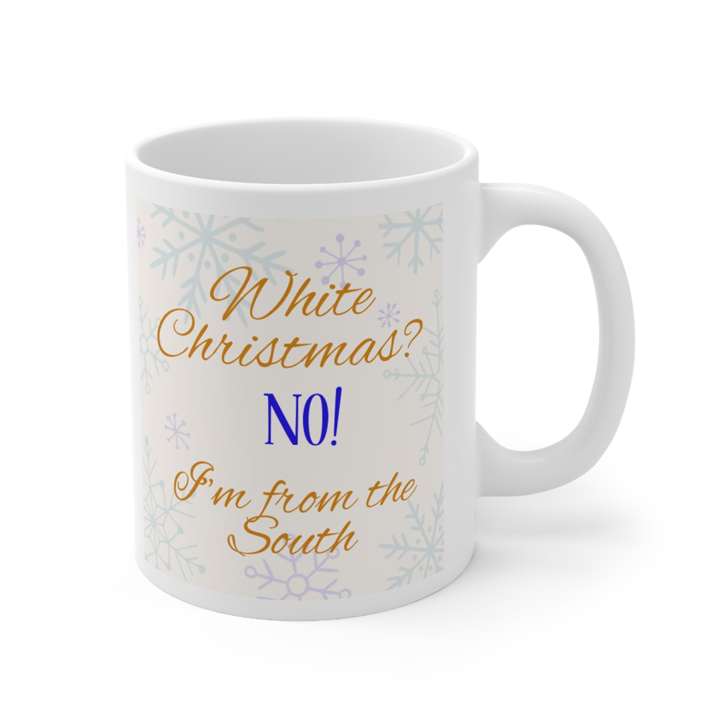 White Christmas from the South Mug 11oz