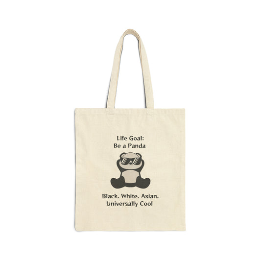 Ba a Panda - Cotton Canvas Tote Bag