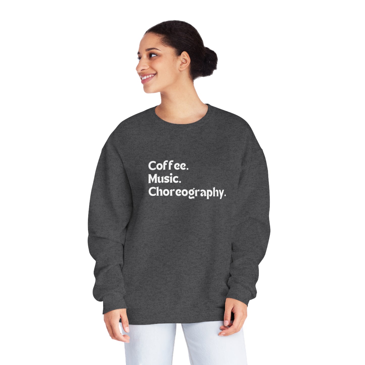 Coffee Music Choreography - Crewneck Sweatshirt