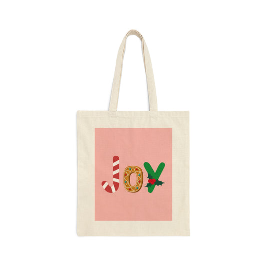 Holiday Joy - Cotton Canvas Tote Bag