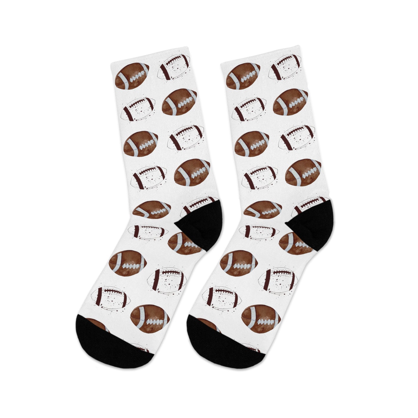 Game Day Football Socks (White)