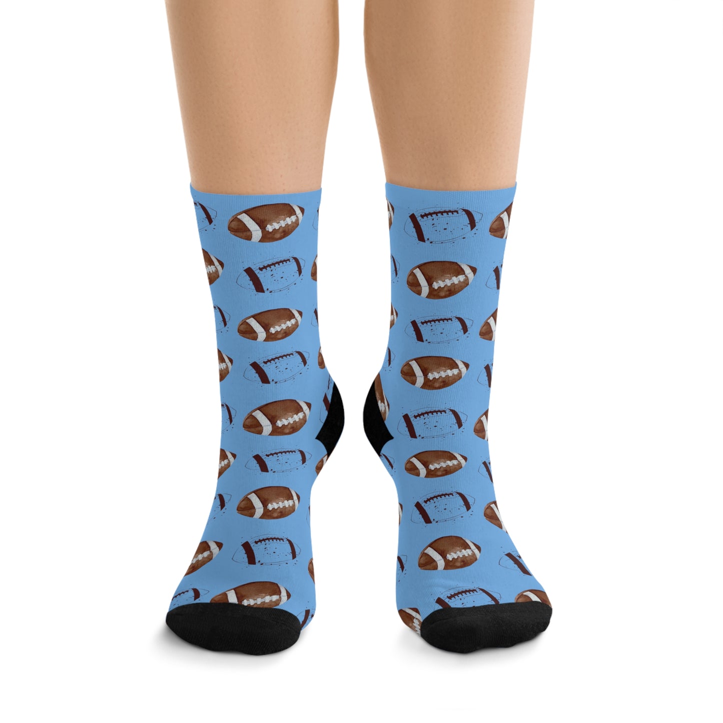 Game Day Football Socks (Blue)