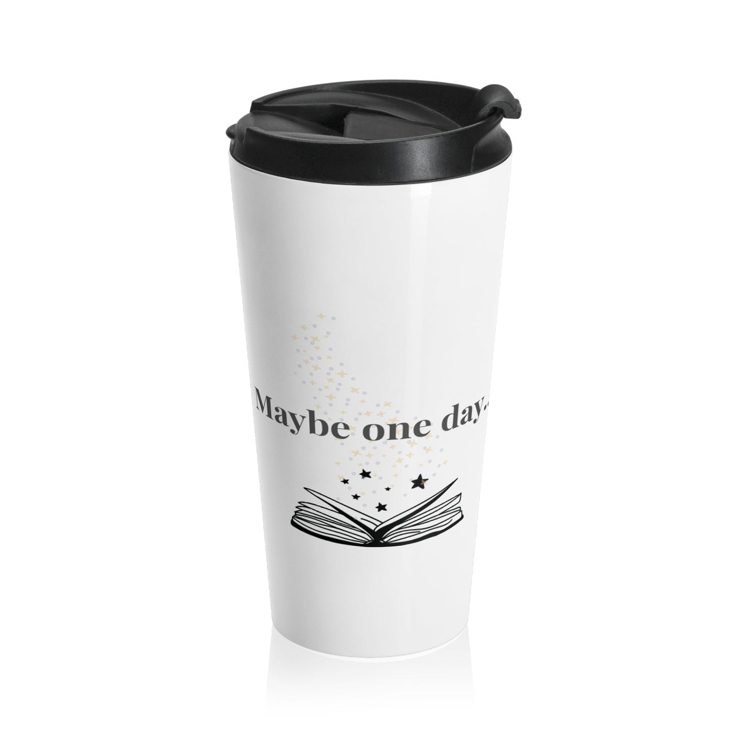 Maybe One Day Book - Stainless Steel Travel Mug