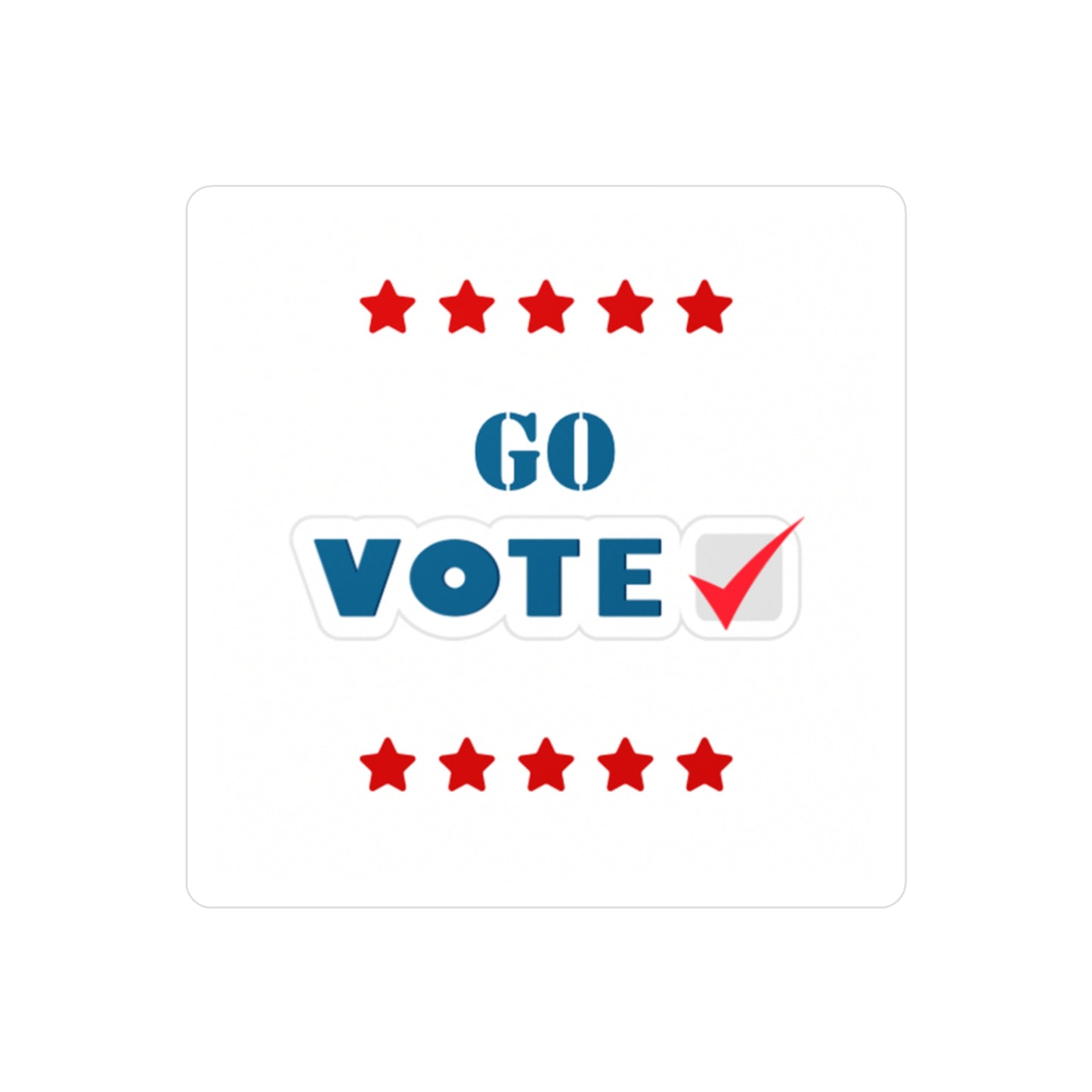 Go Vote - Vinyl Decal