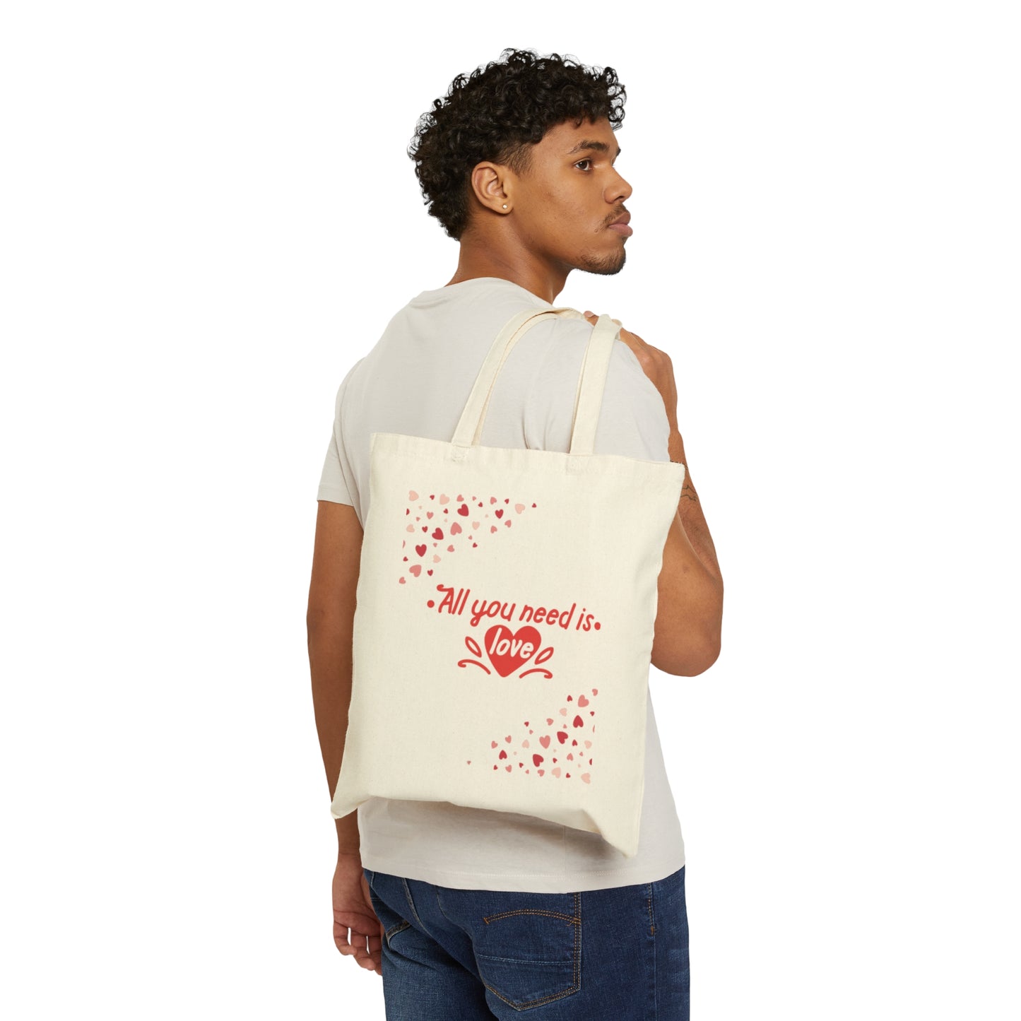 All You Need is Love - Cotton Canvas Tote Bag