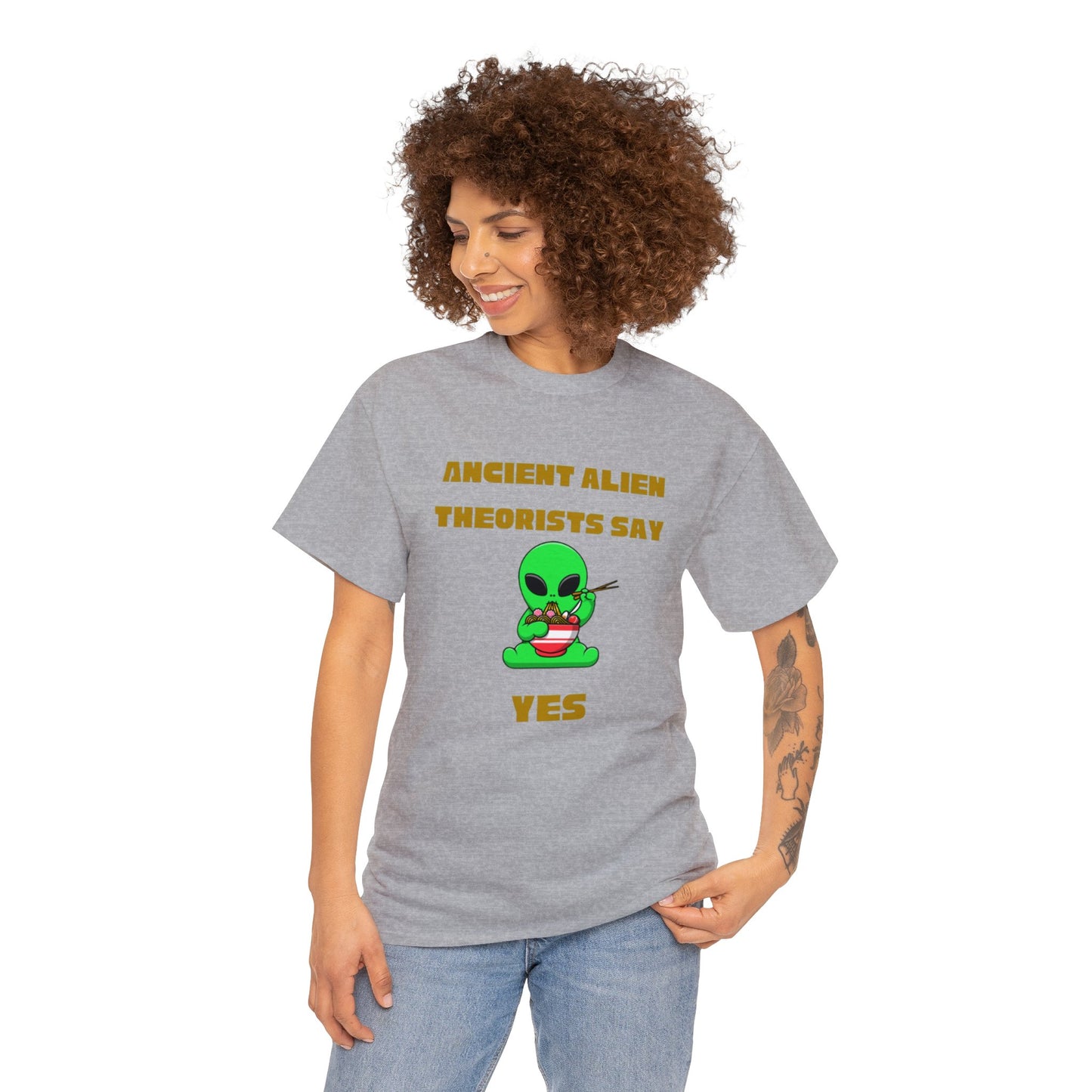 Ancient Alien Theorists - Unisex Heavy Cotton Tee