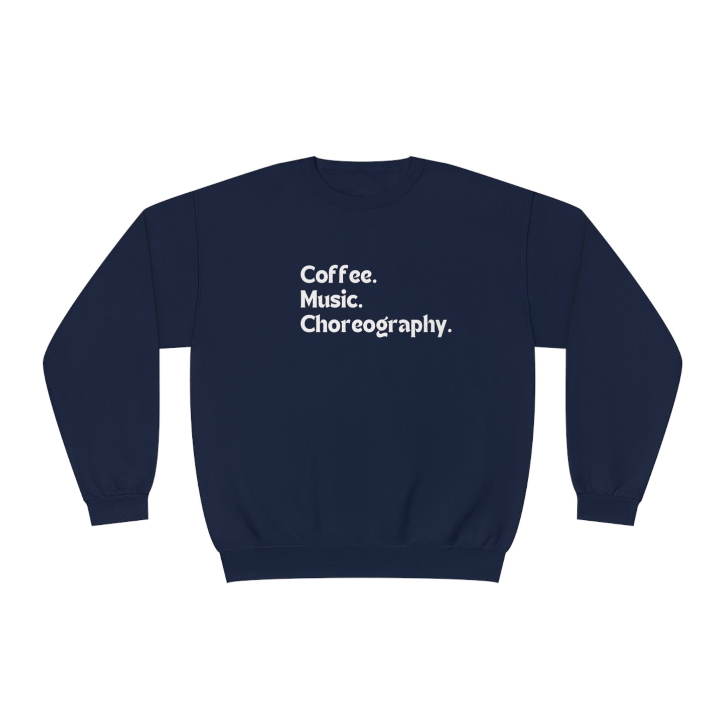 Coffee Music Choreography - Crewneck Sweatshirt