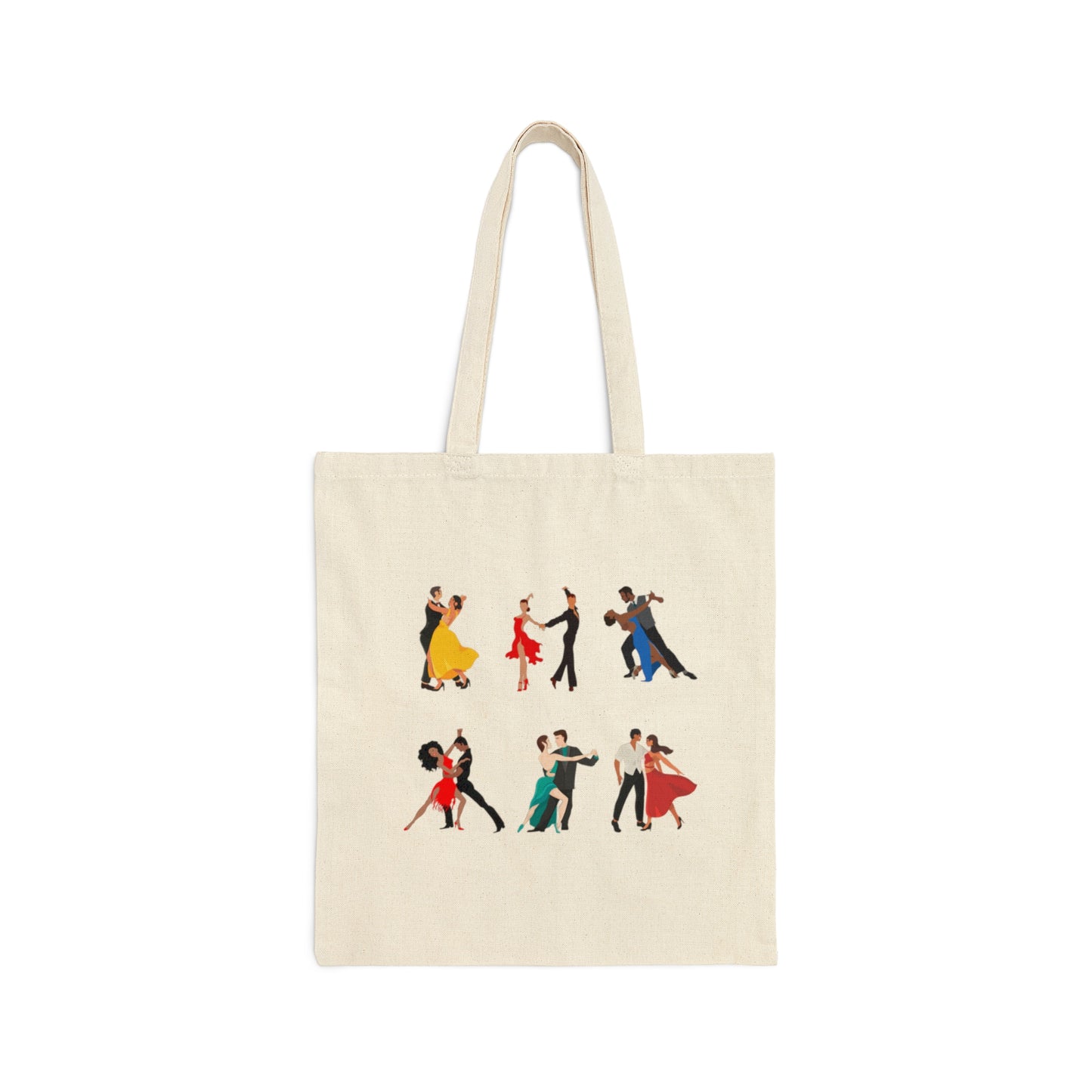 Ballroom Dancing - Cotton Canvas Tote Bag