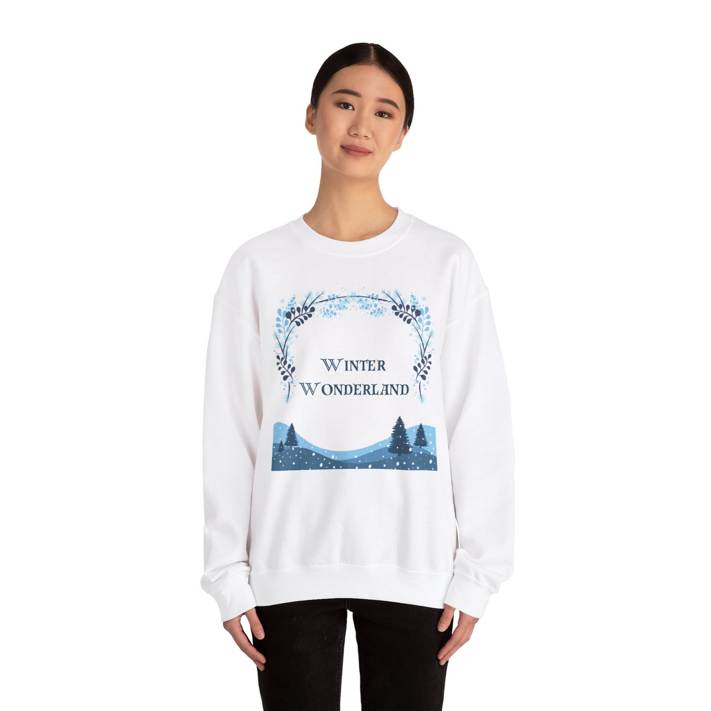 Winter Wonderland- Unisex Heavy Blend™ Crewneck Sweatshirt