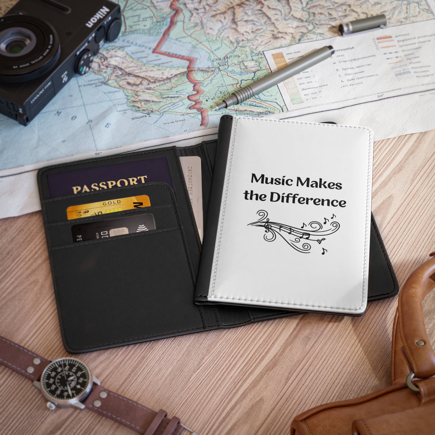 Music Makes the Difference - Passport Cover