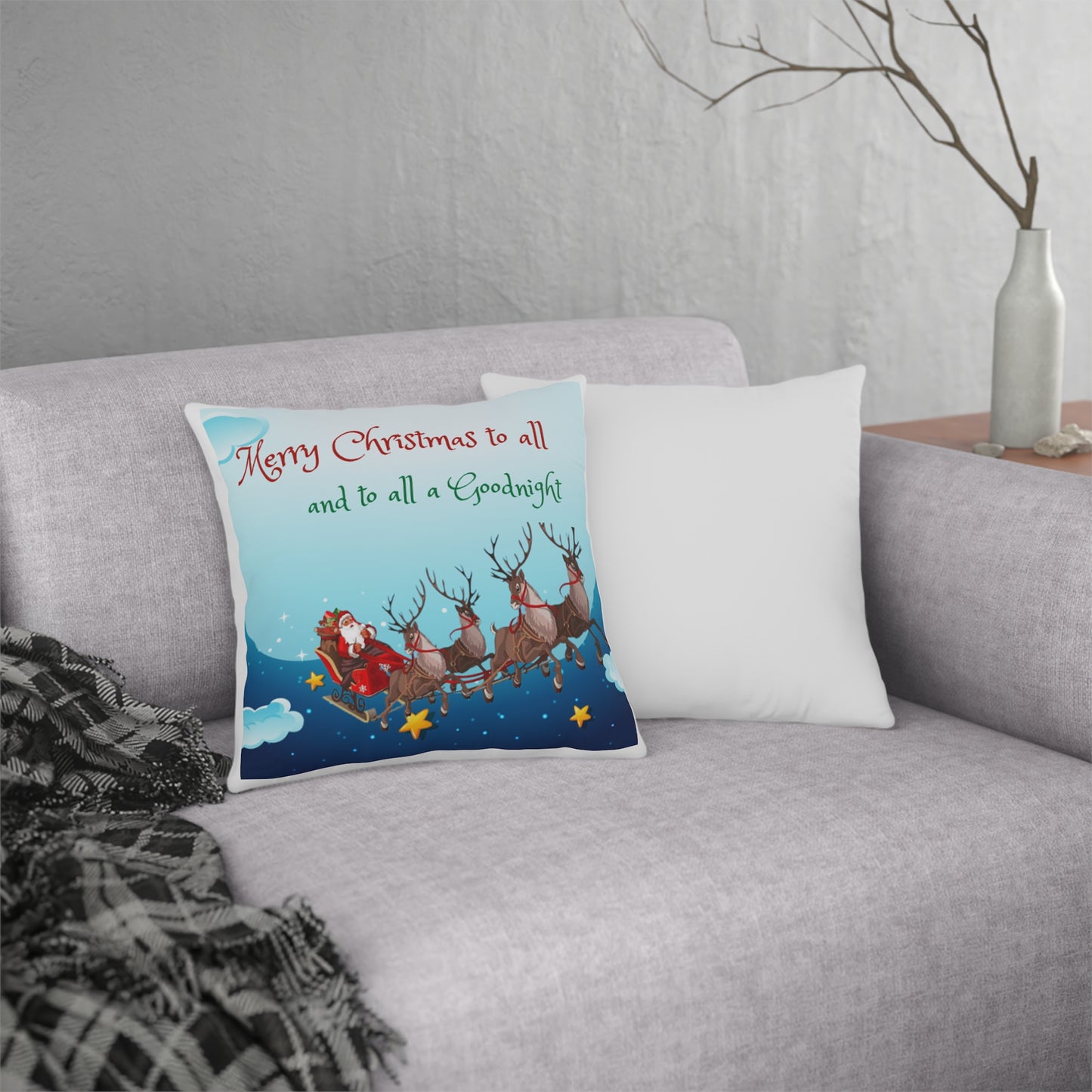 Night Before Christmas Waterproof Pillow