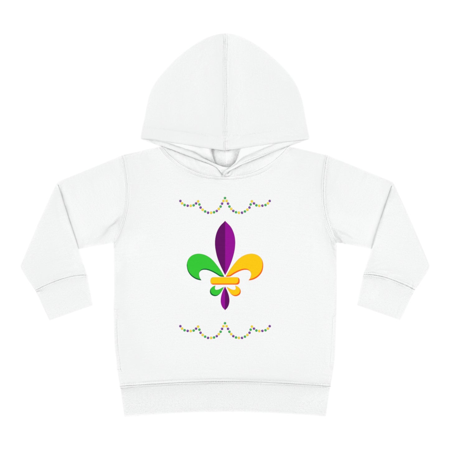 Mardi Gras Ready - Toddler Pullover Fleece Hoodie