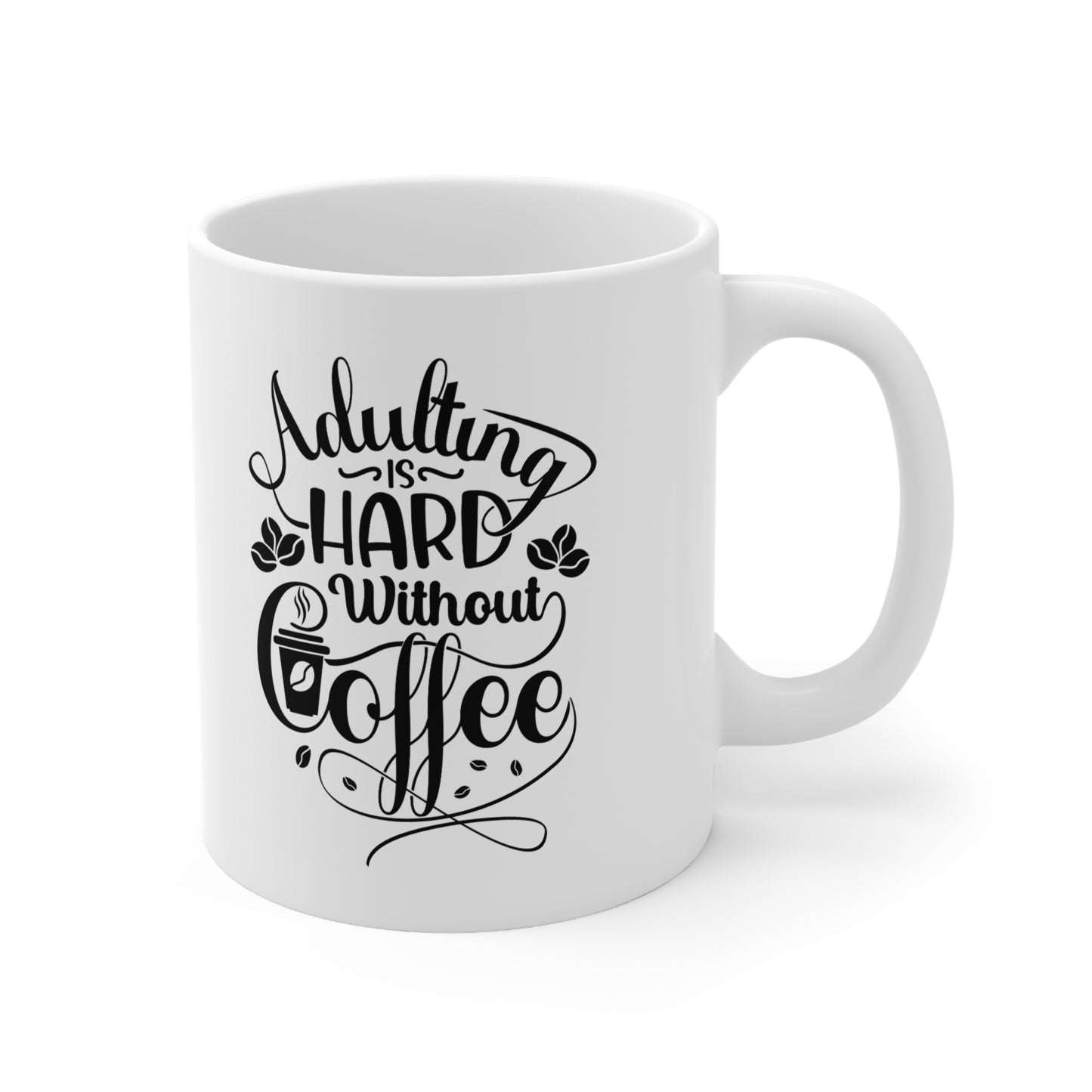 Coffee Meter Ceramic Mug 11oz