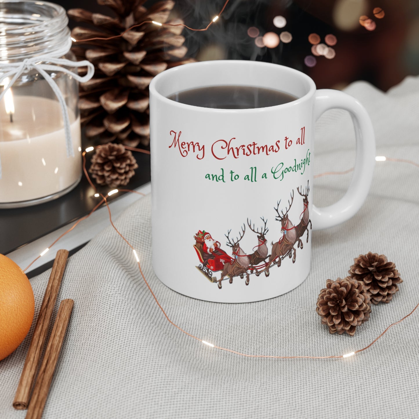 Night Before Christmas - White Mug 11oz