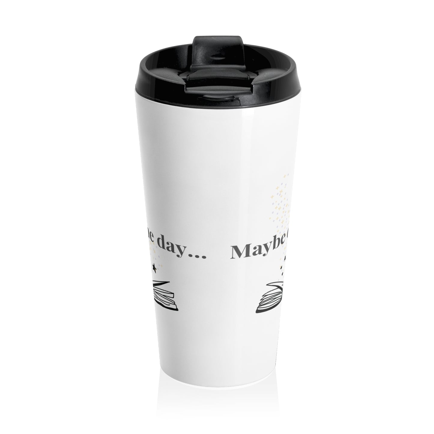 Maybe One Day Book - Stainless Steel Travel Mug