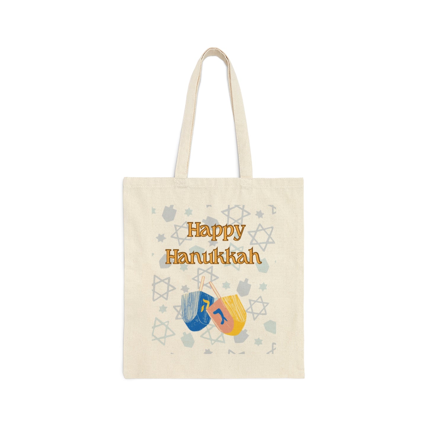 Hanukkah- Cotton Canvas Tote Bag