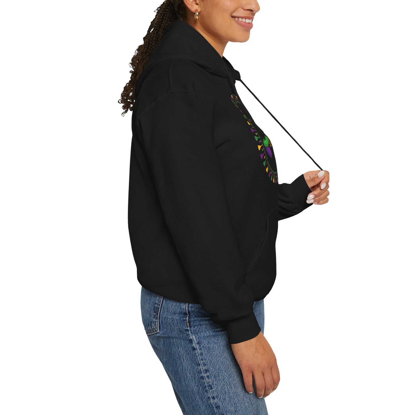 Doubloons and Cups Mardi Gras - Hooded Sweatshirt