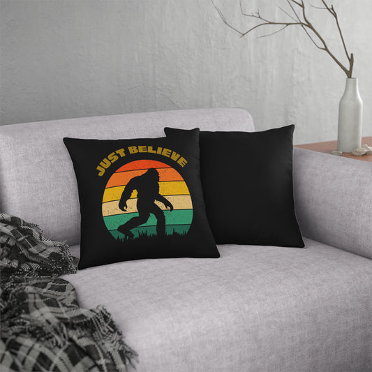 Just Believe Bigfoot - Waterproof Pillow