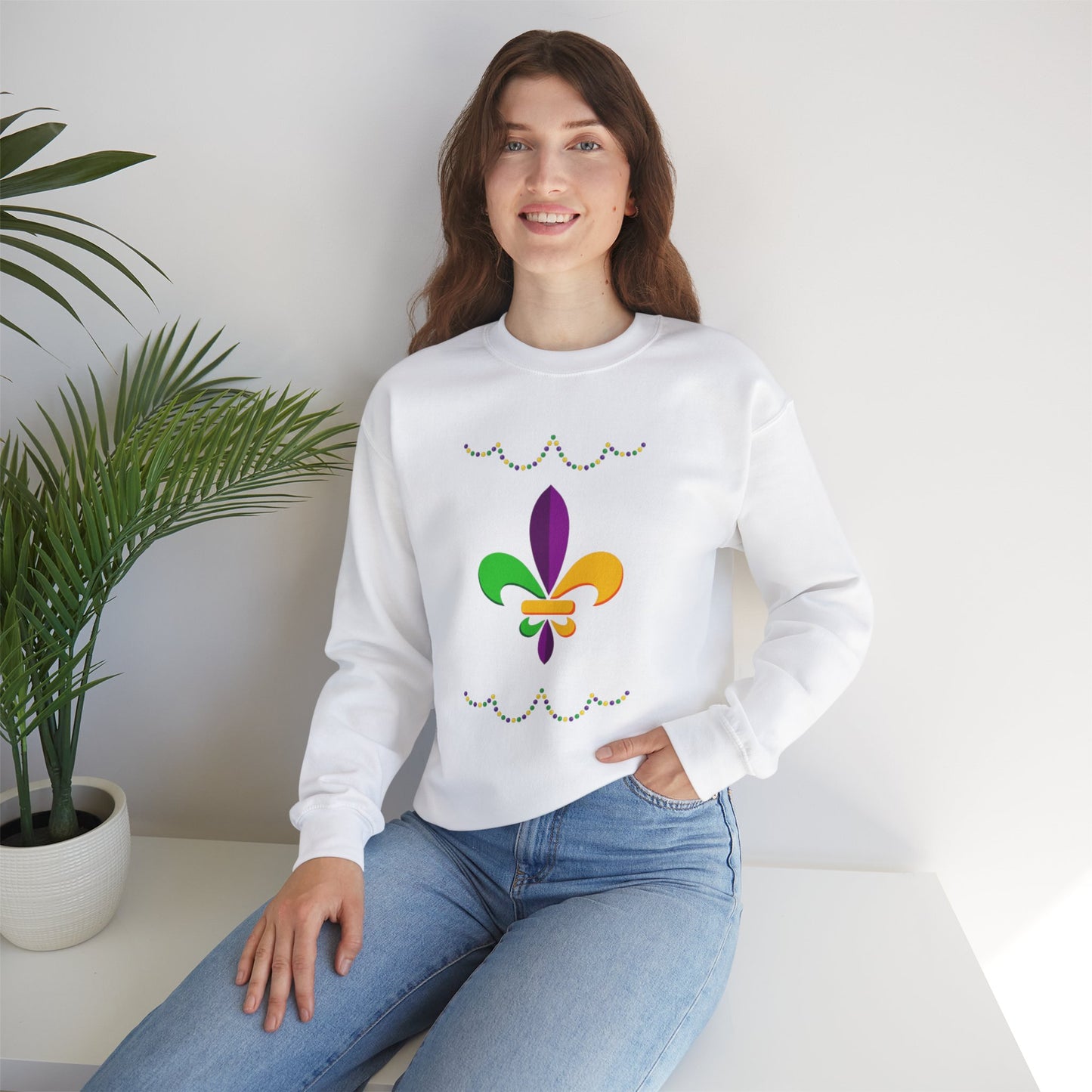 Mardi Gras - Unisex Heavy Blend™ Crewneck Sweatshirt