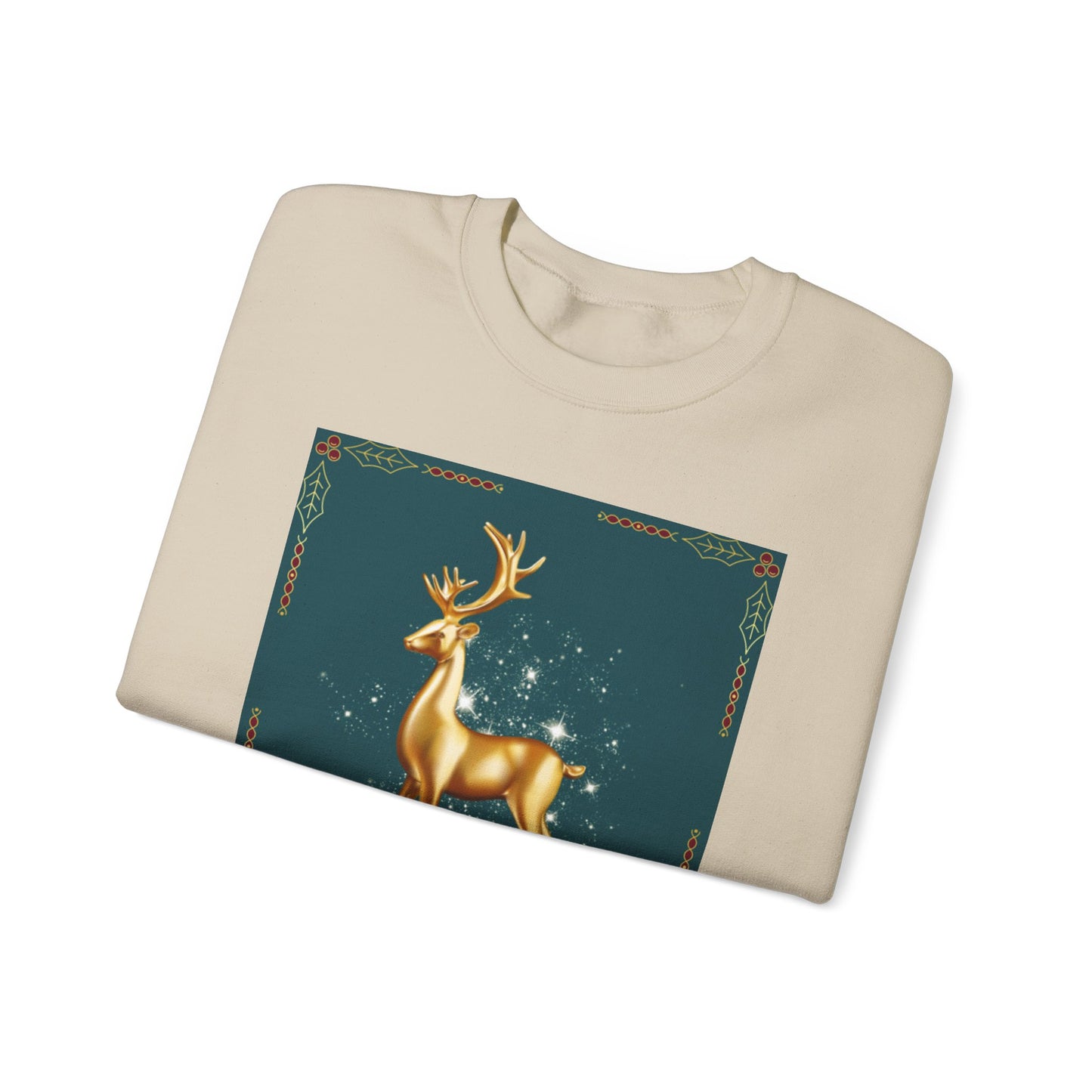 Holiday Reindeer - Unisex Heavy Blend™ Crewneck Sweatshirt