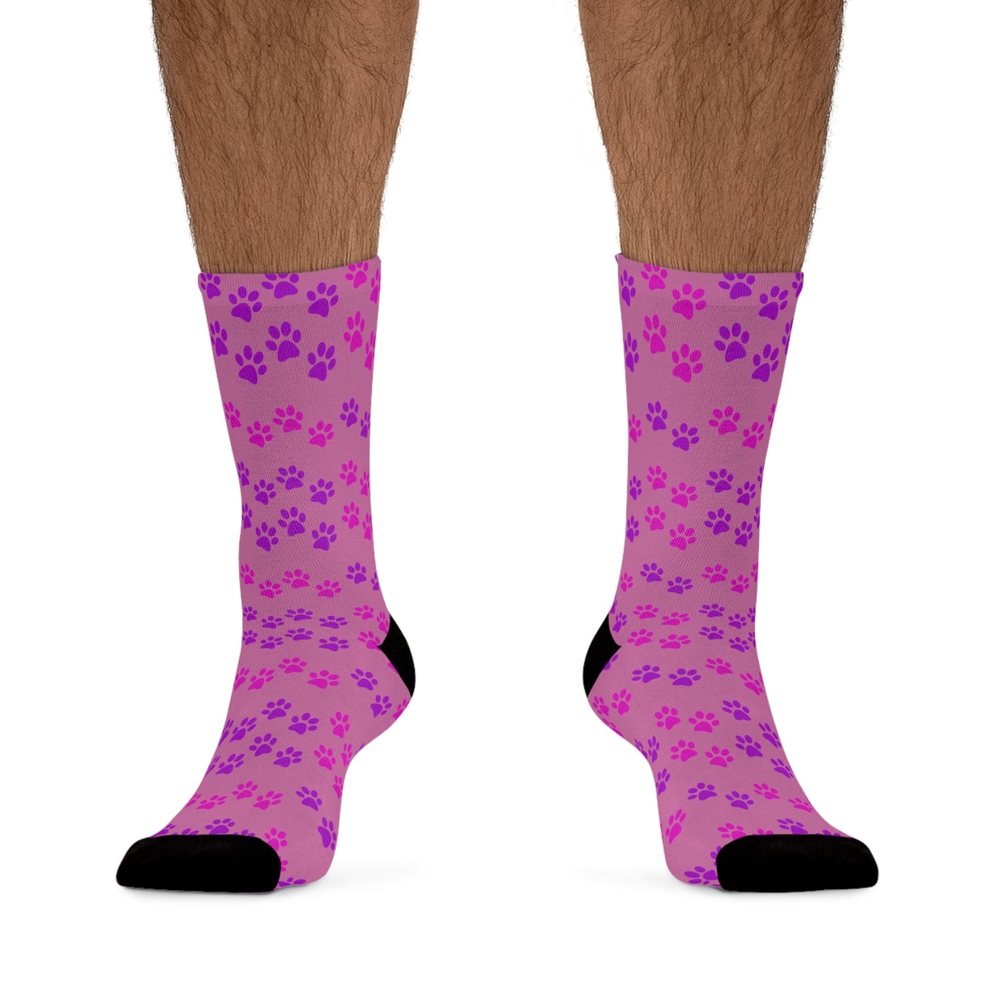 Pink Paw Prints - Socks