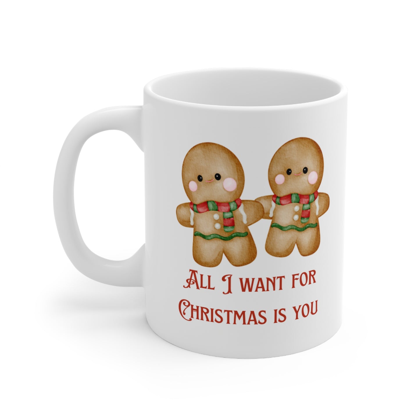 Gingerbread Christmas Mug 11oz