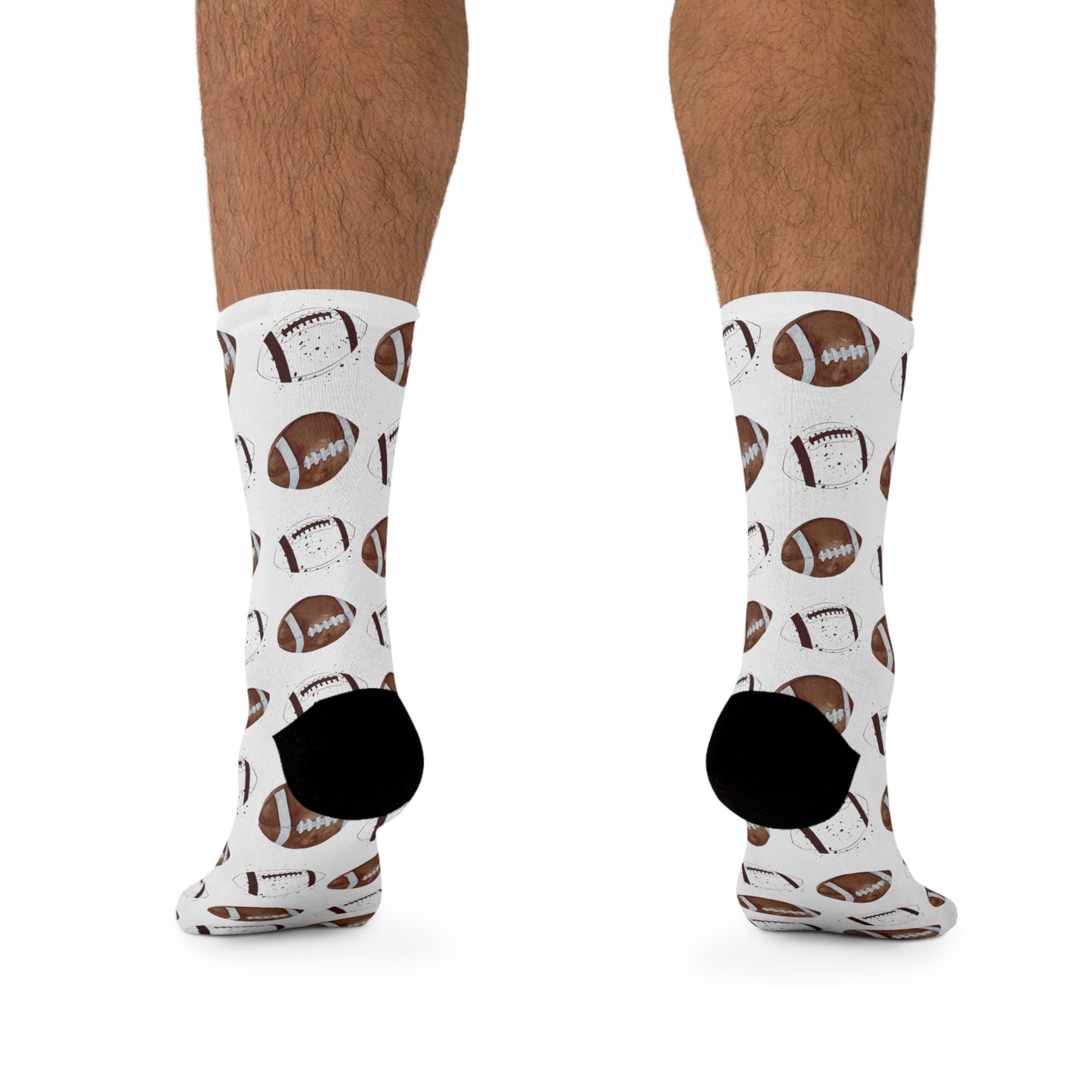 Game Day Football Socks (White)