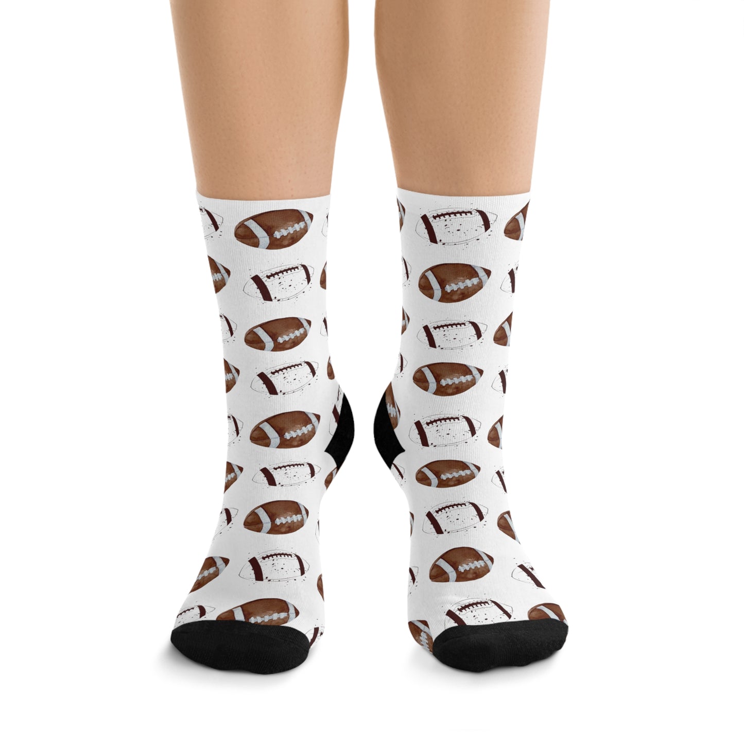 Game Day Football Socks (White)