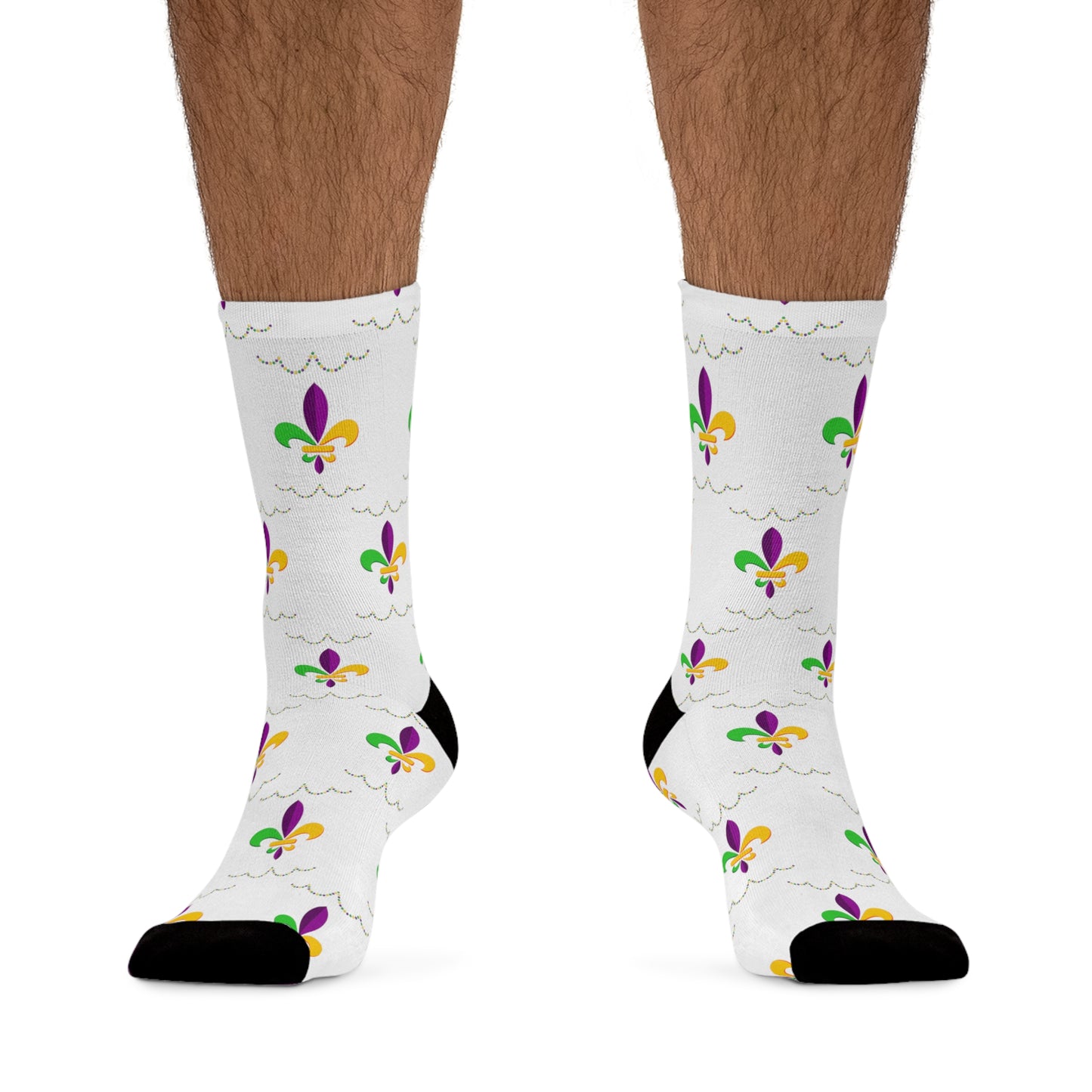 Mardi Gras - Recycled Poly Socks