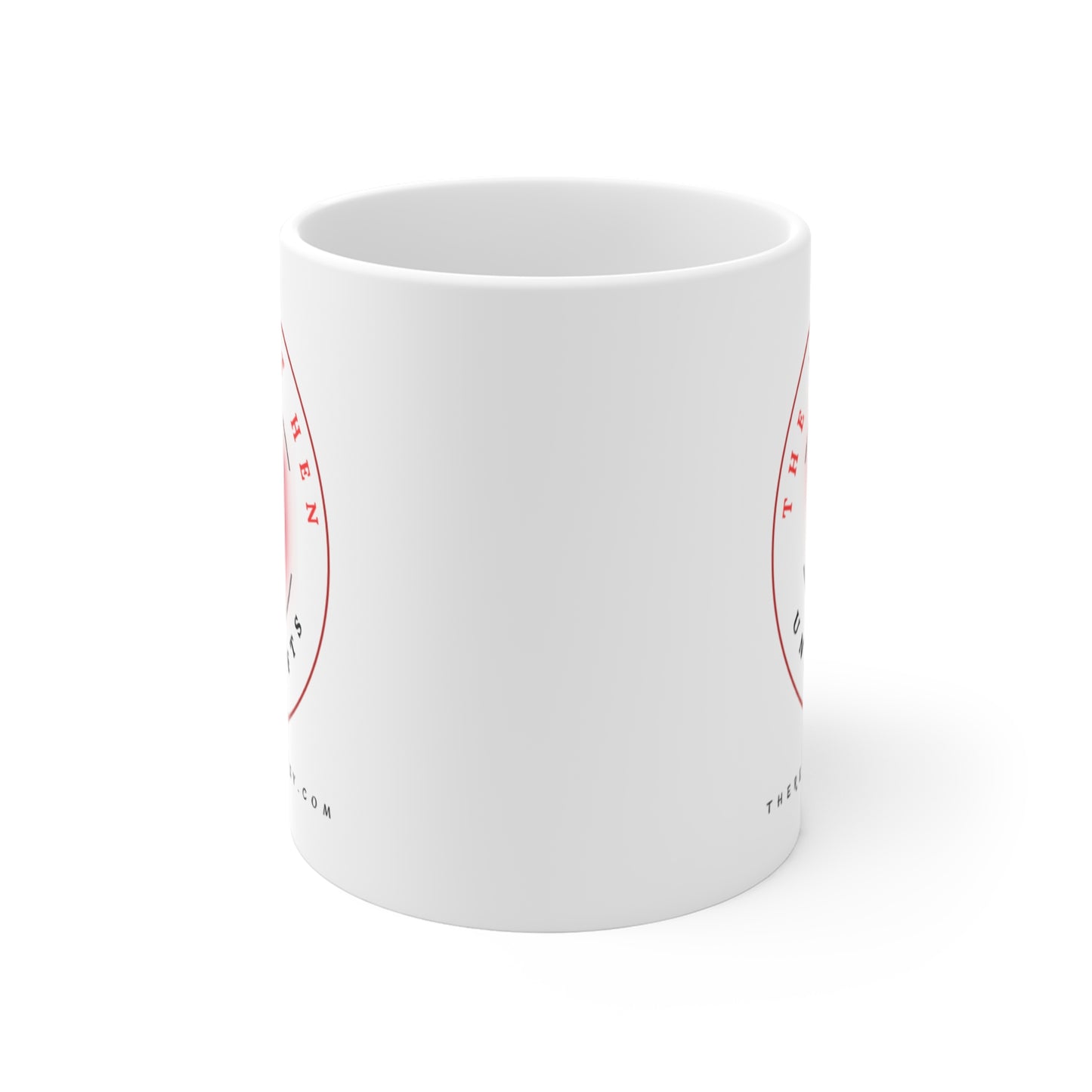 The Red Hot Hen Logo Mug 11oz